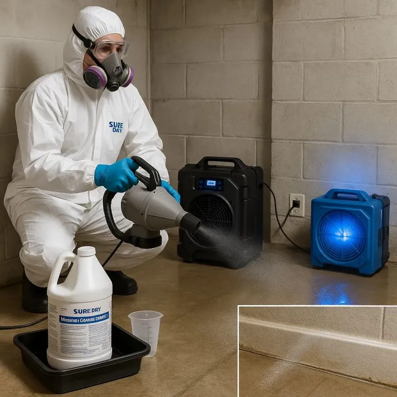 Sanitization and Odor Removal process in Iron Mountain, MI