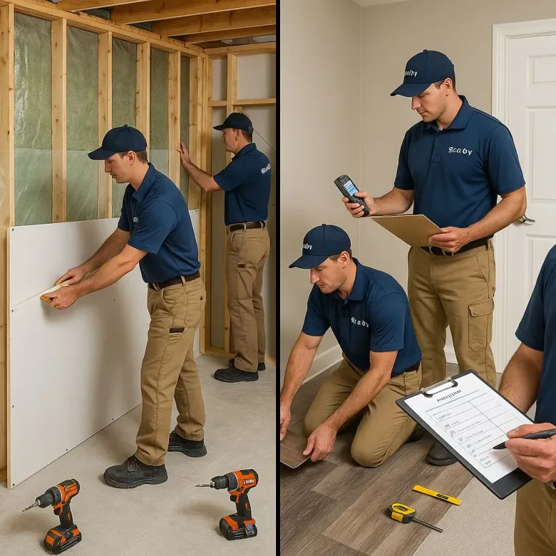 Repairs and Reconstruction process in Iron Mountain, MI